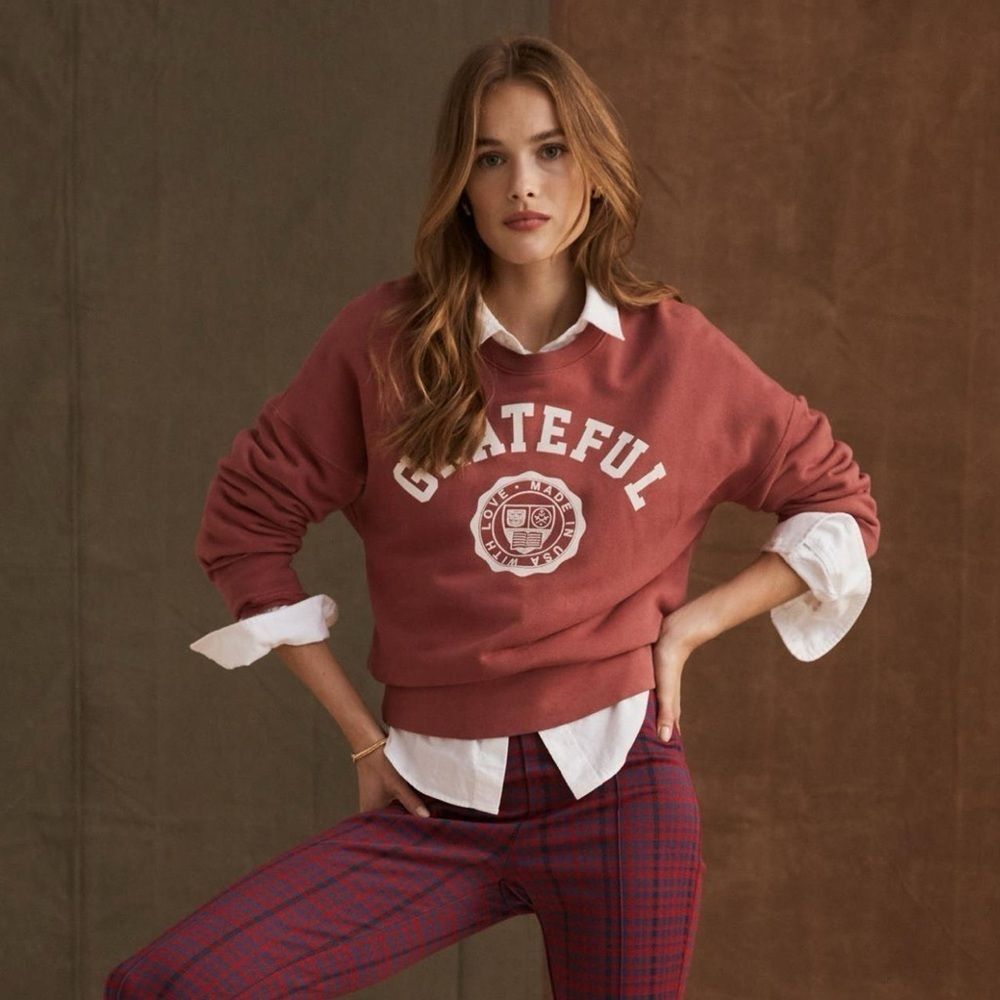 Sundry Oversized Graphic Sweater Extra Small